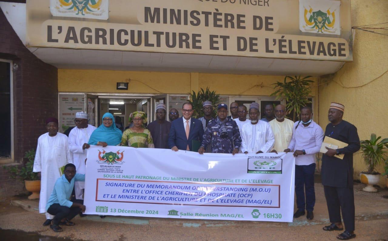 Accord entre OCP Africa et le Niger pour la transformation des chaînes de valeur agricoles